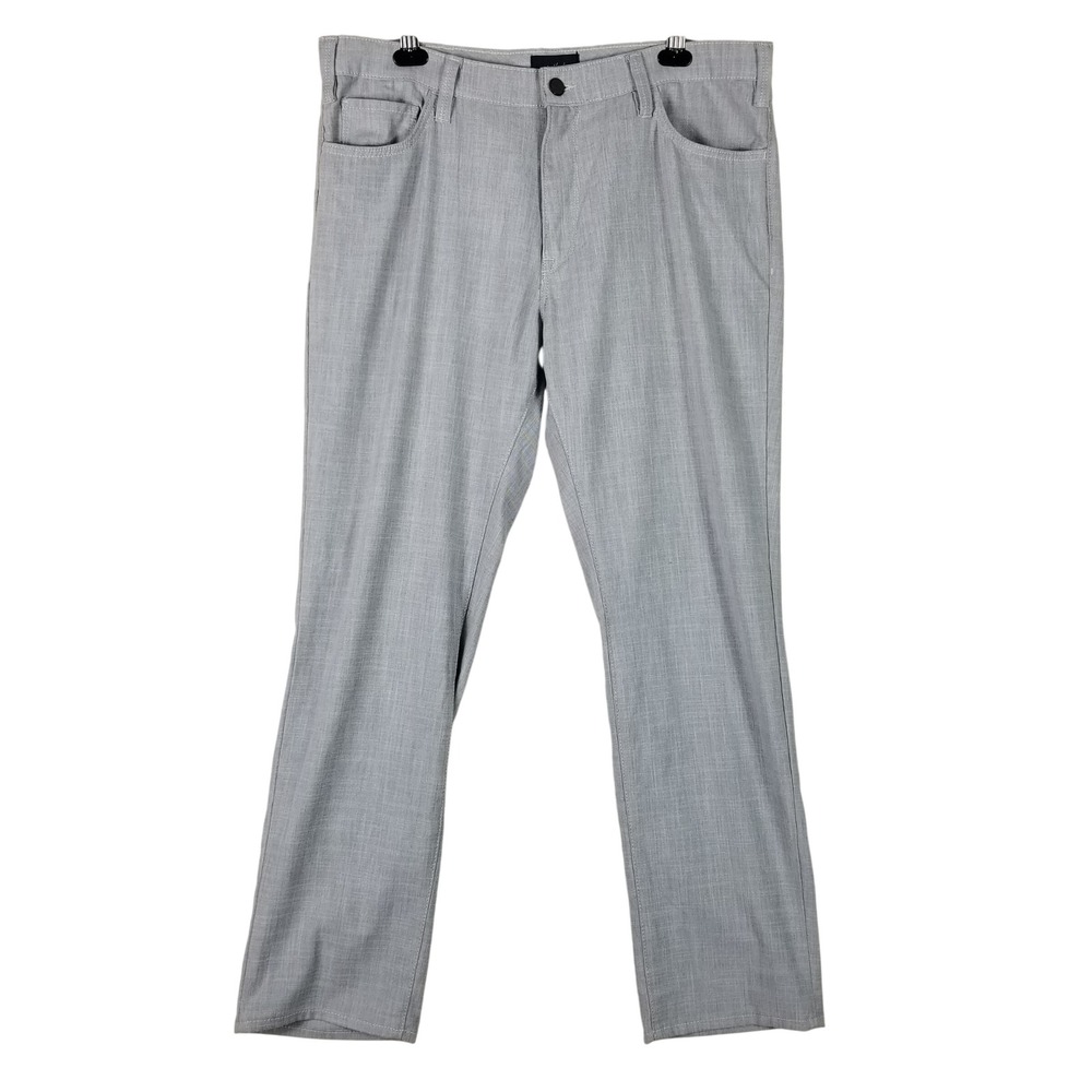 34 Heritage Charisma Pants Mens 40x32 Grey Comfort Rise Classic H001118-33142